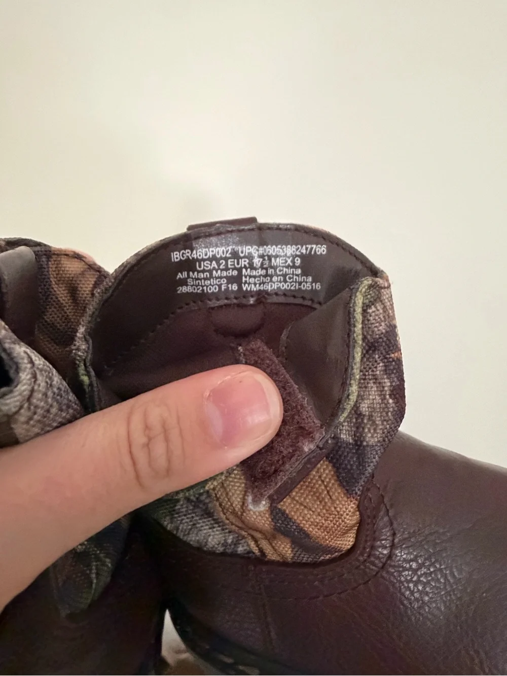 Baby Muck Boots Size 2